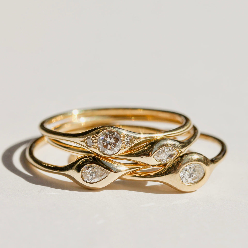 Diana Mitchell Rings Stack