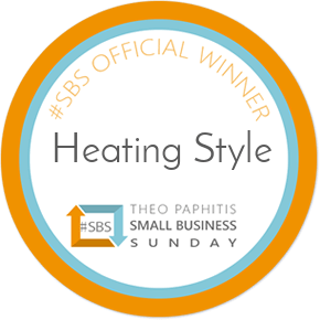 Heating Style SBS Small Business Sunday award 