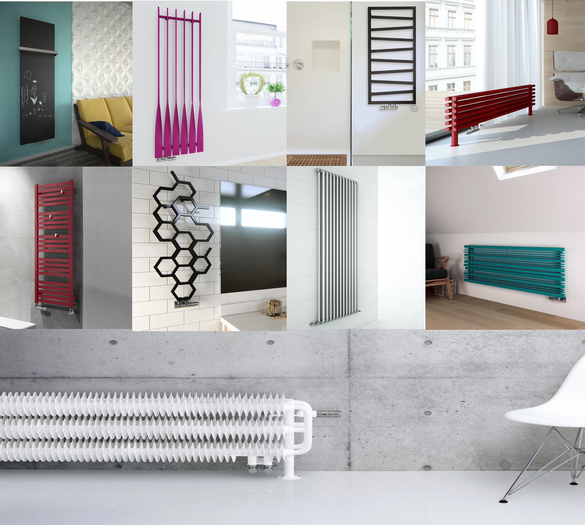 Bespoke radiators design your own made to fit radiator