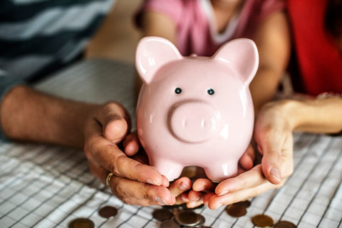 piggy bank money saving save money on your heating bills