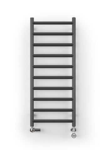 Terma crystal designer towel rail dual fuel radiator electrical heating element and t piece