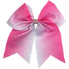 Breast Cancer Awareness Bows Pink Cheer Bow Large Hair Bow with Ponytail Holder Cheerleader Ponyholders Cheerleading Softball Accessories