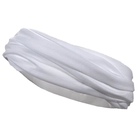 Multifunctional Headband Wide Yoga Running Workout White