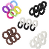 6 You Pick Colors and Quantities Spiral Hair Ties Elastic Coils Ponytail Holders Plastic Rubber Band