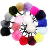 Pom Pom Ponytail Holder Rubber Bands Fluffy Pony Tail Hair Tie Elastic Hair Band Accessories You Pick Colors and Quantities