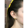 Softball Fine Seam Earrings Post Earrings Rhinestone Jewelry