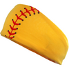 Softball Seam Headband Yellow Red