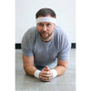 Sweatbands Terry Cotton Sports Headband Sweat Absorbing Head Band White 2