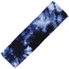 Cotton Headband Soft Stretch Headbands Sweat Absorbent Elastic Head Band Tie Dye Blue