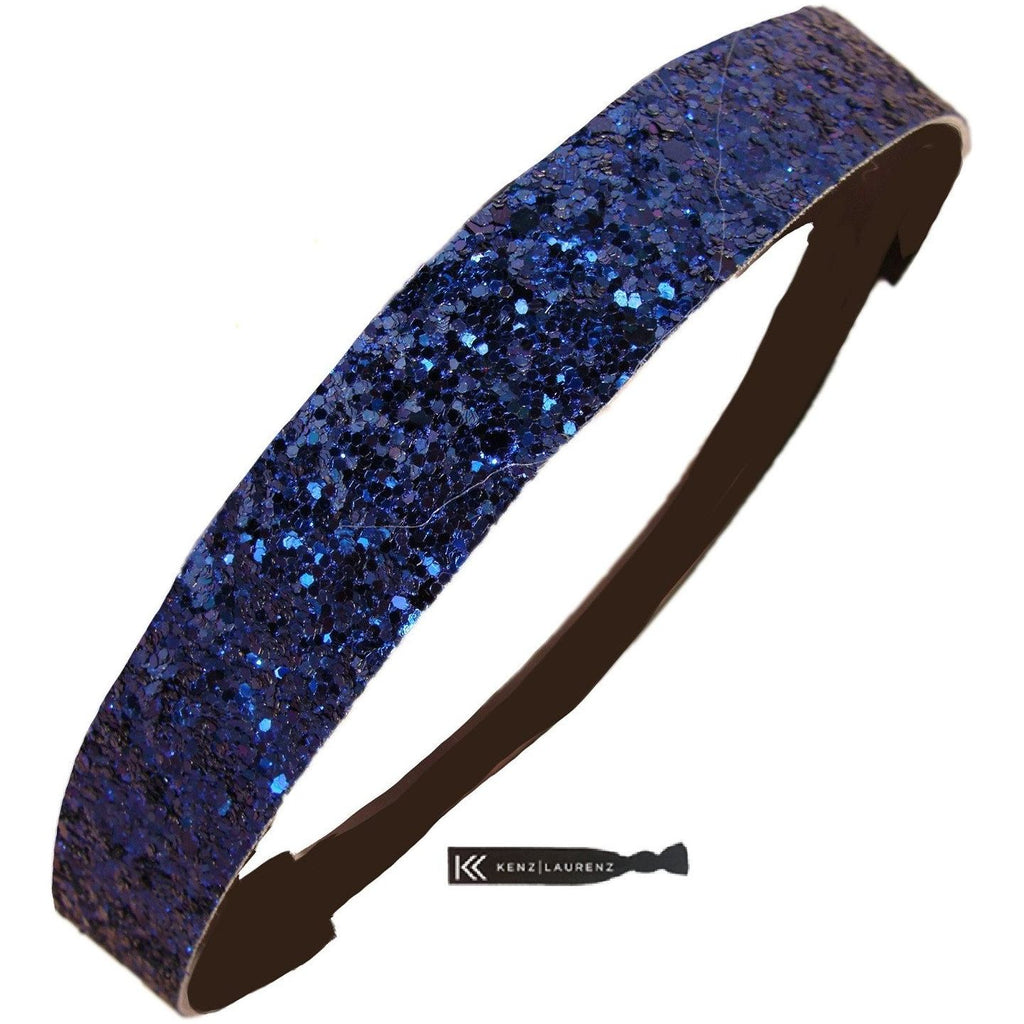 Glitter Headband Girls Headband Sparkly Hair Head Band Navy