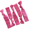 Hair Ties Elastic Solid Colors Ponytail Holders Ribbon Knotted Bands