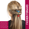Hair Ties 20 Elastic Pink Awareness Ribbons Ponytail Holders Knotted Ribbon Bands