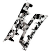 Medium Hair Claw Clips for Women Large Hair Clip for Thin Thick Curly Straight Hair Non Slip Claws Hair Accessories for Cute Hairstyles- Medium Black White Cow Print