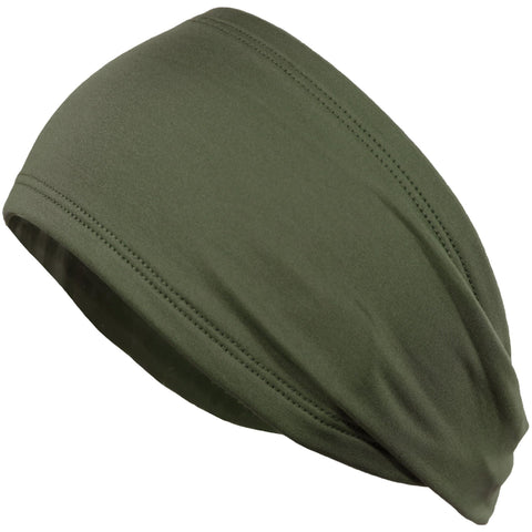 Performance Headband Moisture Wicking Athletic Sports Head Band Forest Army Green