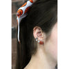 Basketball Post Earrings Rhinestone