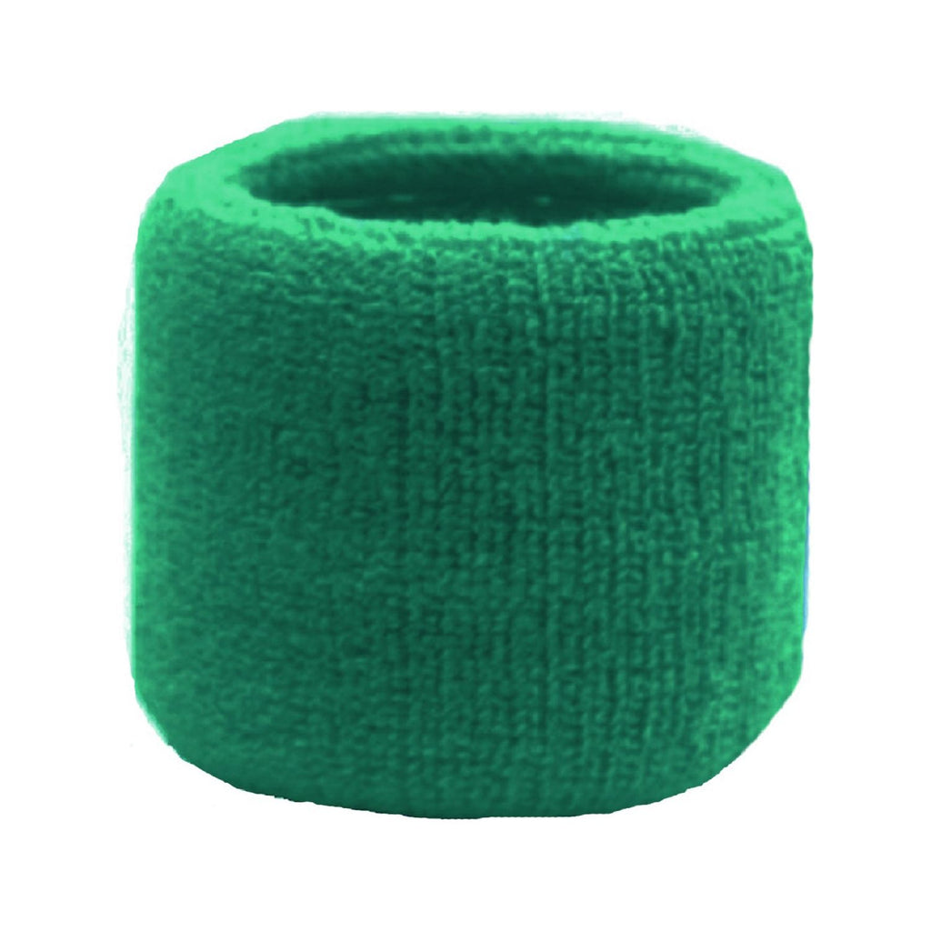 Sweatband for Wrist Terry Cotton Wristband Green