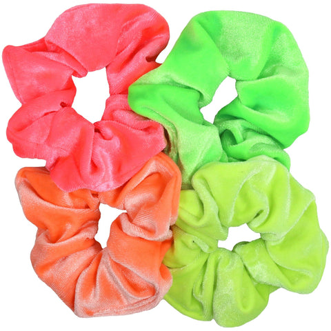 Neon Scrunchies Velvet Scrunchy