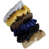 Velvet Scrunchies 12 Pack Neutrals