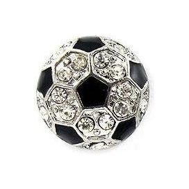 Soccer Ring Rhinestone