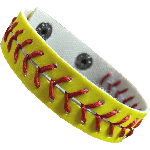 Softball Snap Sports Bracelet Wristlet