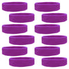 Sweatbands 12 Terry Cotton Sports Headbands Sweat Absorbing Head Bands Purple