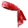 Tie Back Headband Moisture Wicking Athletic Sports Head Band Tie Dye Red