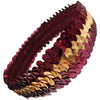 Sequin Headband Girls Headbands Sparkly Hair Head Bands Maroon Gold