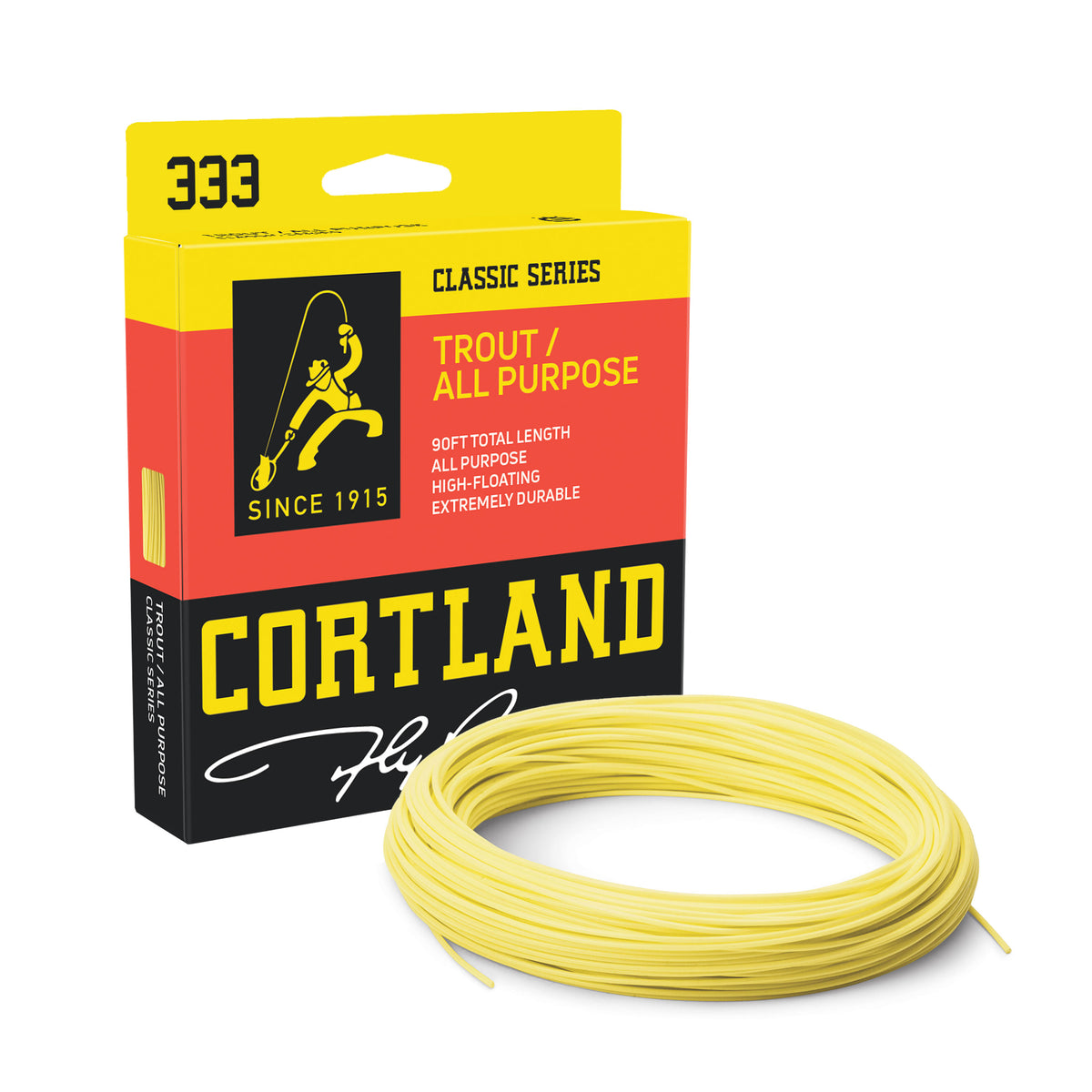 Fly Fishing Line All Purpose Trout Freshwater Fly Line WF8F 333 Classic Cortland 