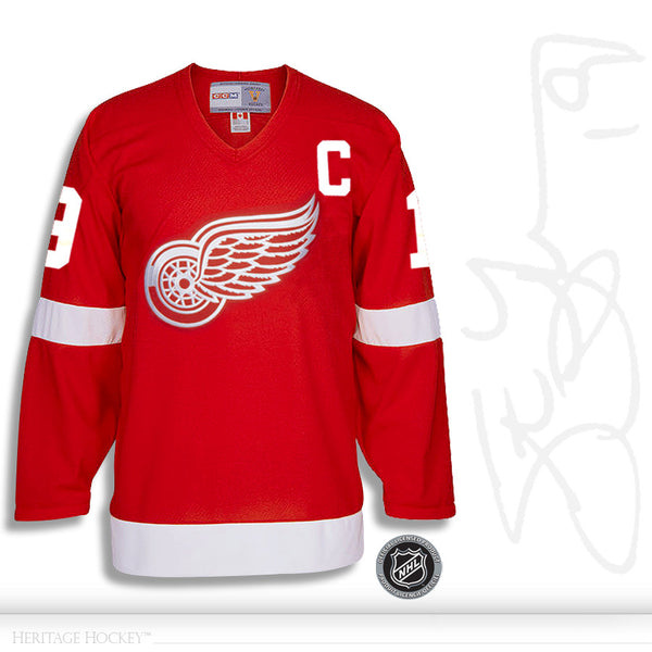 retro detroit red wings jersey