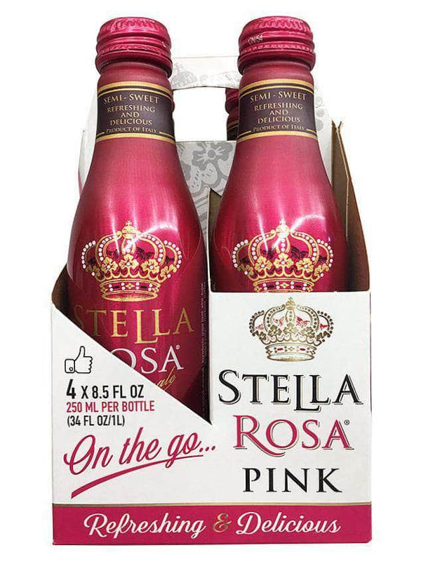 Stella Rosa Stella Pink SemiSweet Rose 250ml 4 Pack The