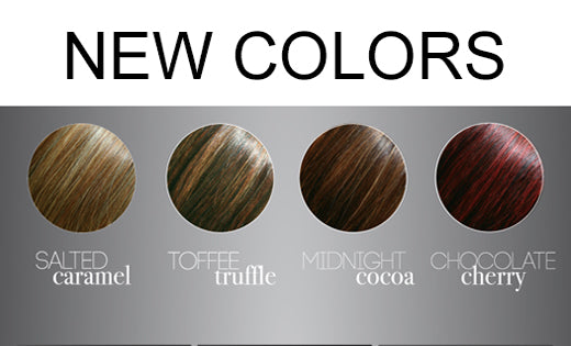 NEW Chocolate Collection Colors: Salted Caramel, Toffee Truffle, Midnight Cocoa & Chocolate Cherry