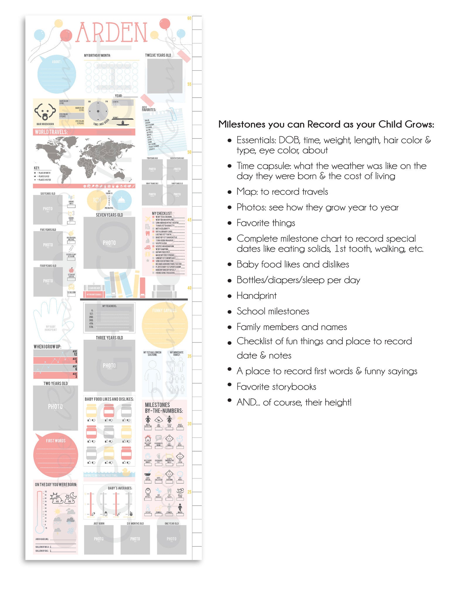 Interactive Growth Chart