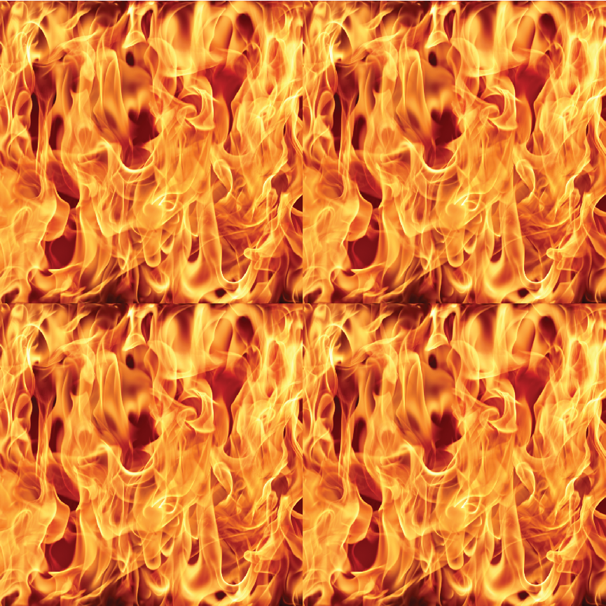 Siser Craft Vinyl- 078 Blaze Fire Flame Pattern Printed HTV Oracal651