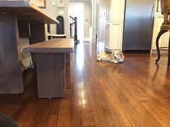 hardwood floors in kitchen, kitchen flooring options, white oak flooring