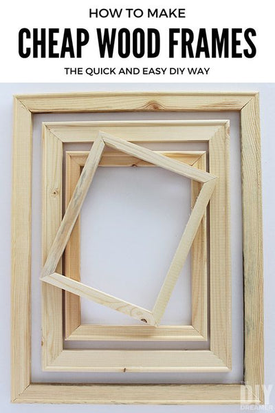 wood picture frames scrap wood 