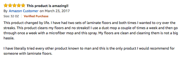 review black diamond wood floor cleaner spray