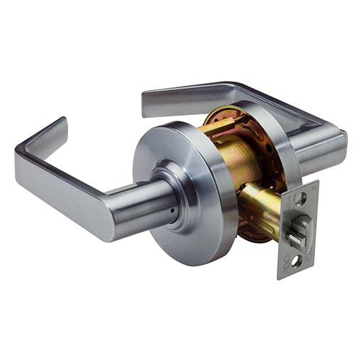 PDQ Commercial Lockset  GP-176 PRIVACY 2 3/4" BACKSET BST ASA STRIKE SCHLAGE 26D 