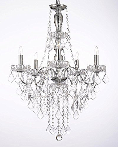 elegance crystal swag chandelier