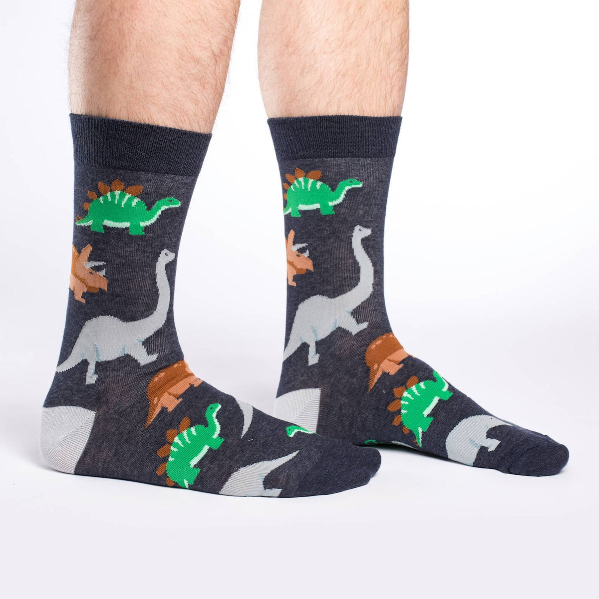 Men's Jurassic Dinosaurs Socks Good Luck Sock