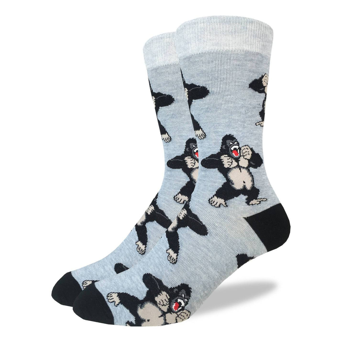 Personalized Crew Socks With Gorilla Beringei Print For Women Men 
