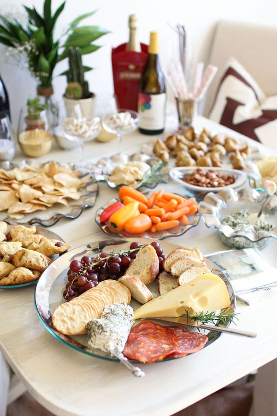 Annieglass cheese platters, glass serving trays