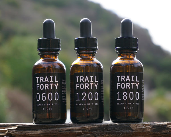 Beard & Hair Oil | TRAIL FORTY | WITHDRAW INTO THE WILDERNESS | TRAILFORTY.com | Luke 5:16