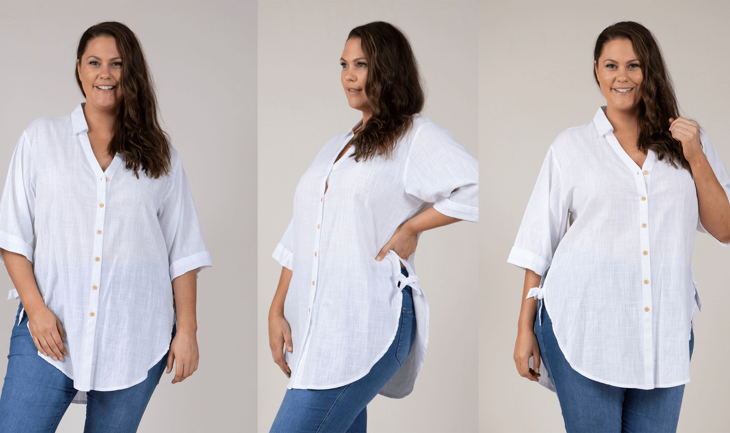Curves Capsule Collection Autumn 2019 - Linen Shirt | Femme Connection