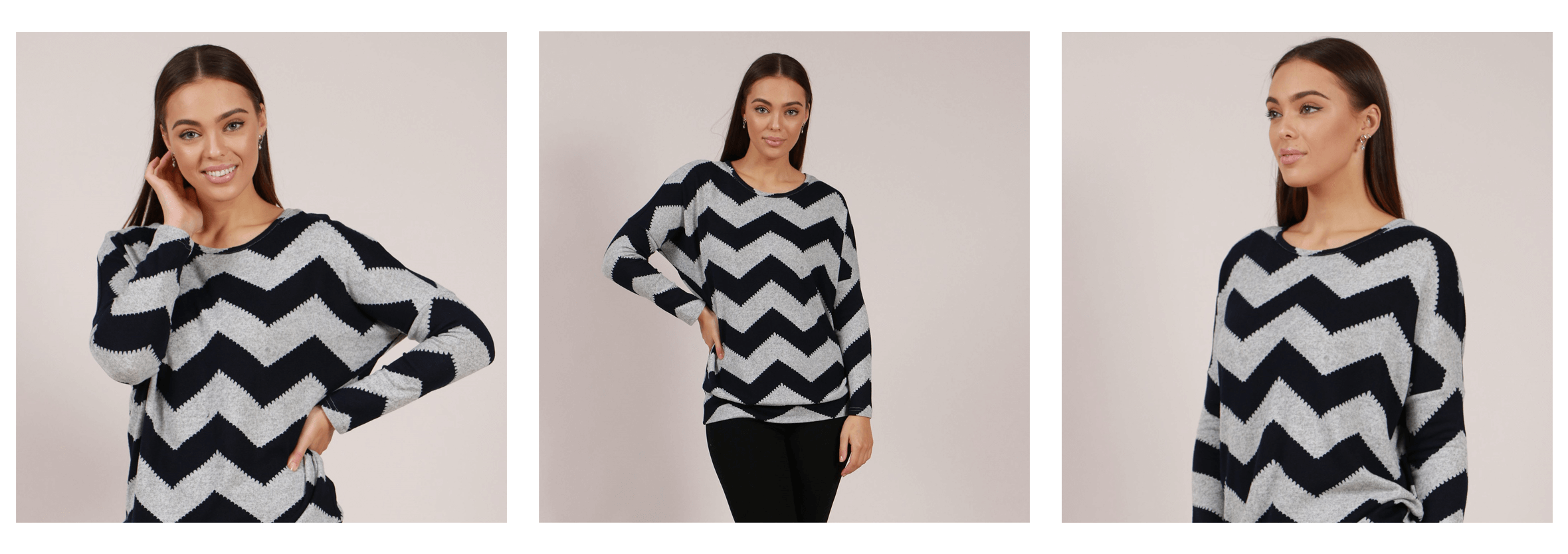 EOFYS Blowout - Zigzag Printed Top - Femme Connection