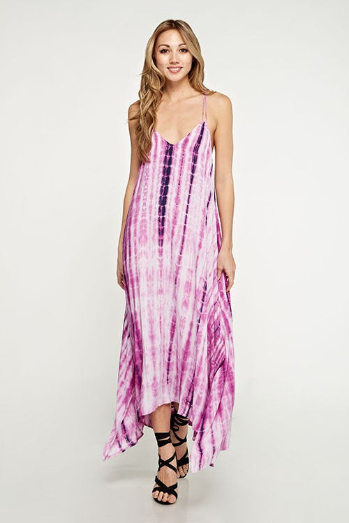 handkerchief maxi dress