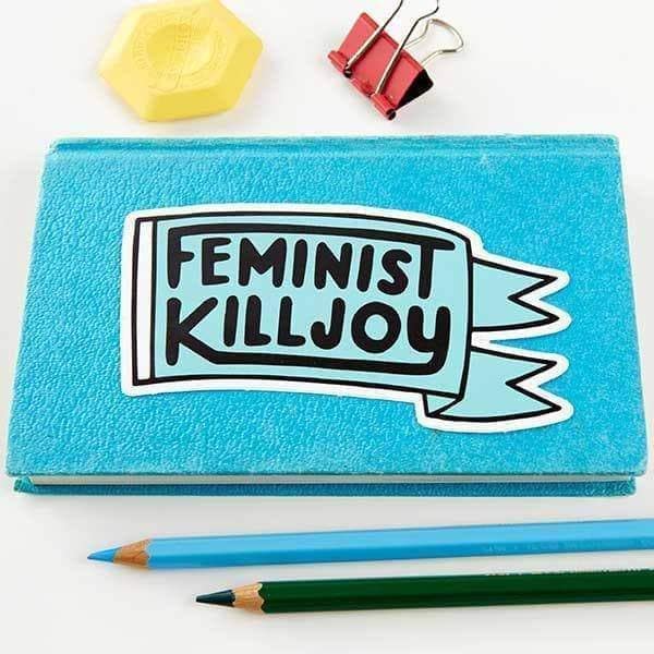 Feminist Killjoy Die Cut Vinyl Sticker Punky Pins Punkypins