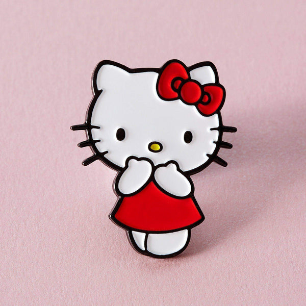 Red Dress Hello Kitty Enamel Pin Punkypins