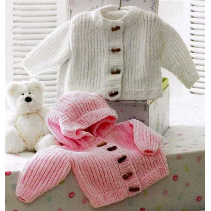 JB172 - Baby Chunky Cardigan with and 