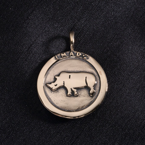 Black Rhino Pendant