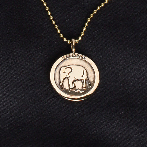 Sumatran Elephant Necklace